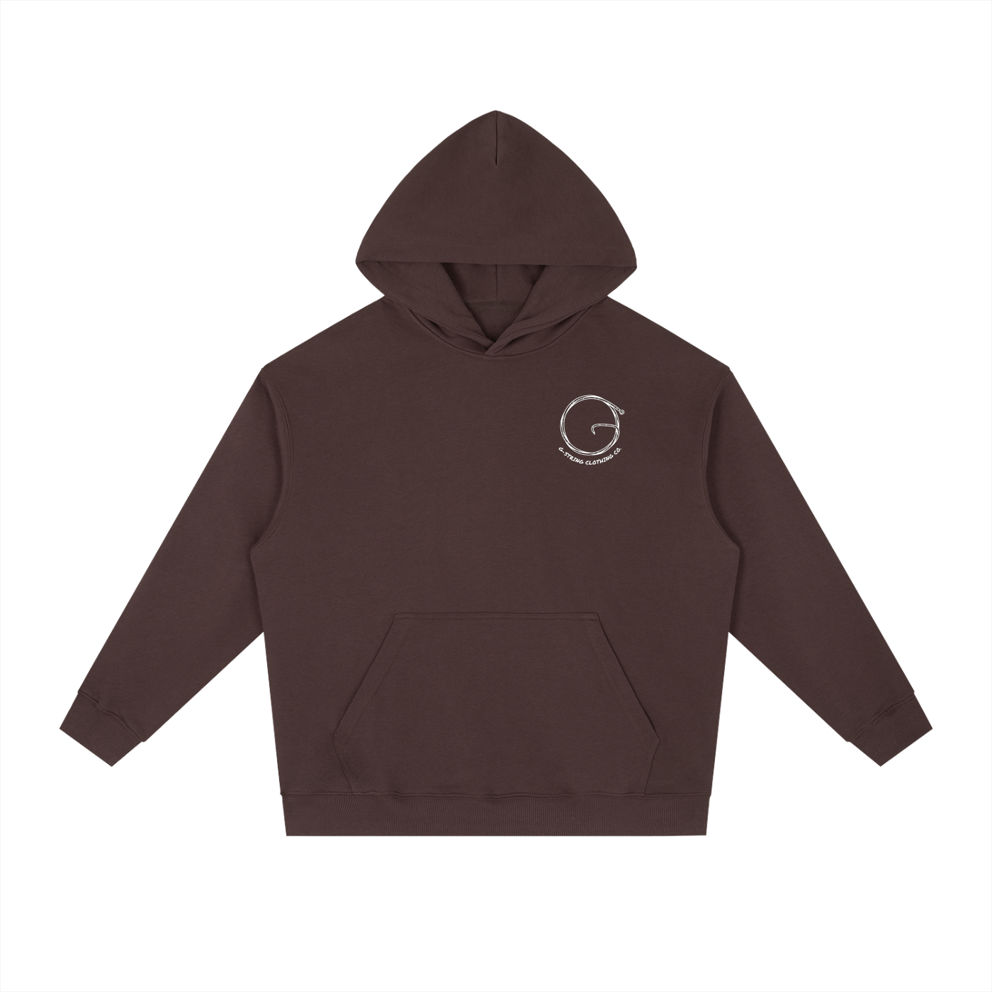 G-String Clothing Signature Heavyweight Drop-Shoulder Front Logo Hoodie (Unisex)