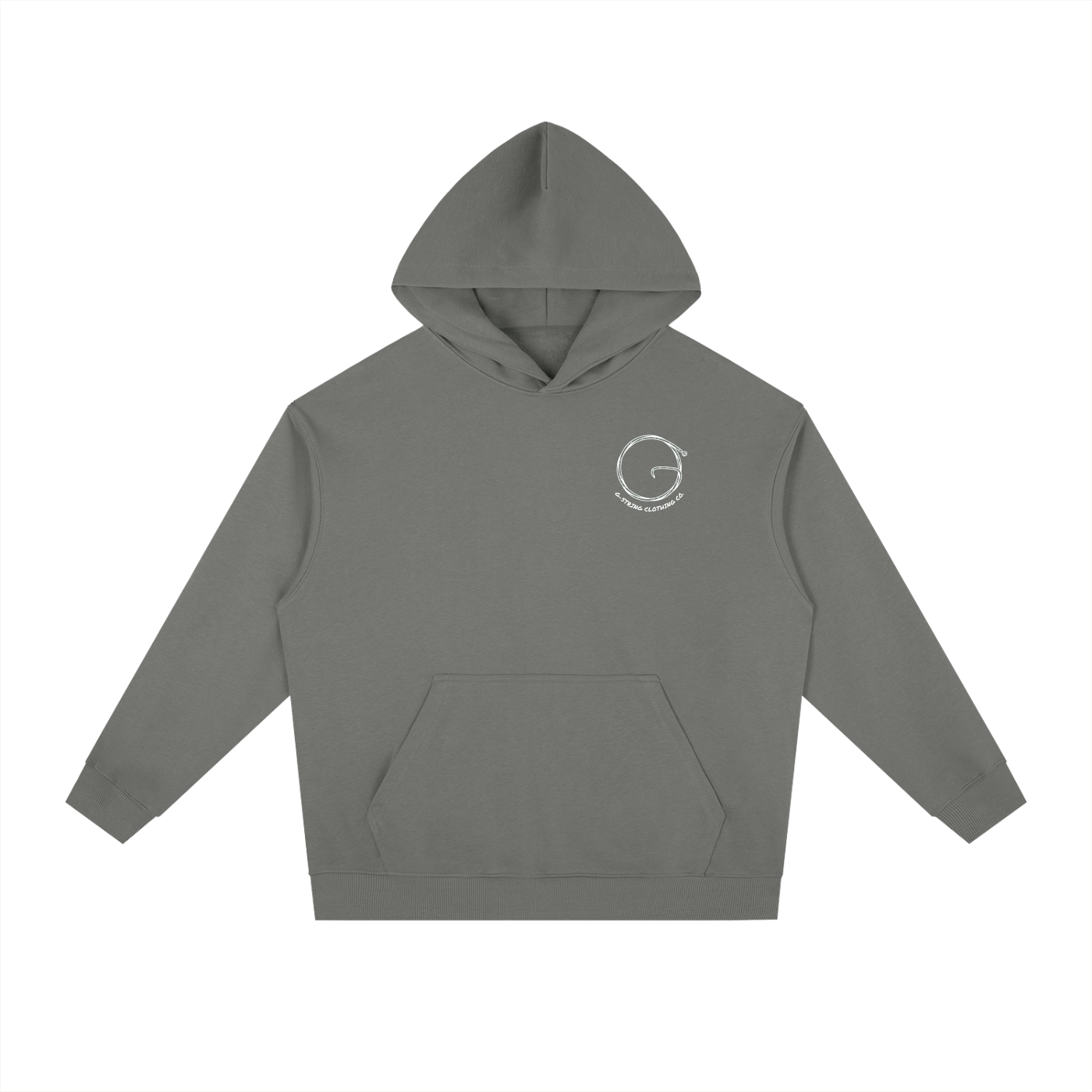G-String Clothing Signature Heavyweight Drop-Shoulder Front Logo Hoodie (Unisex)