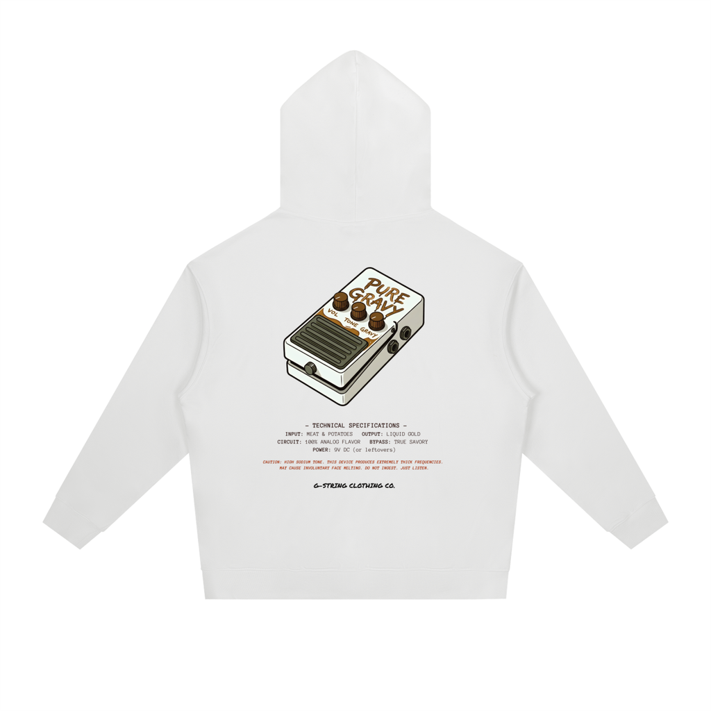 "Pure Gravy" Guitar/Bass Effects Pedal Hoodie (Unisex)