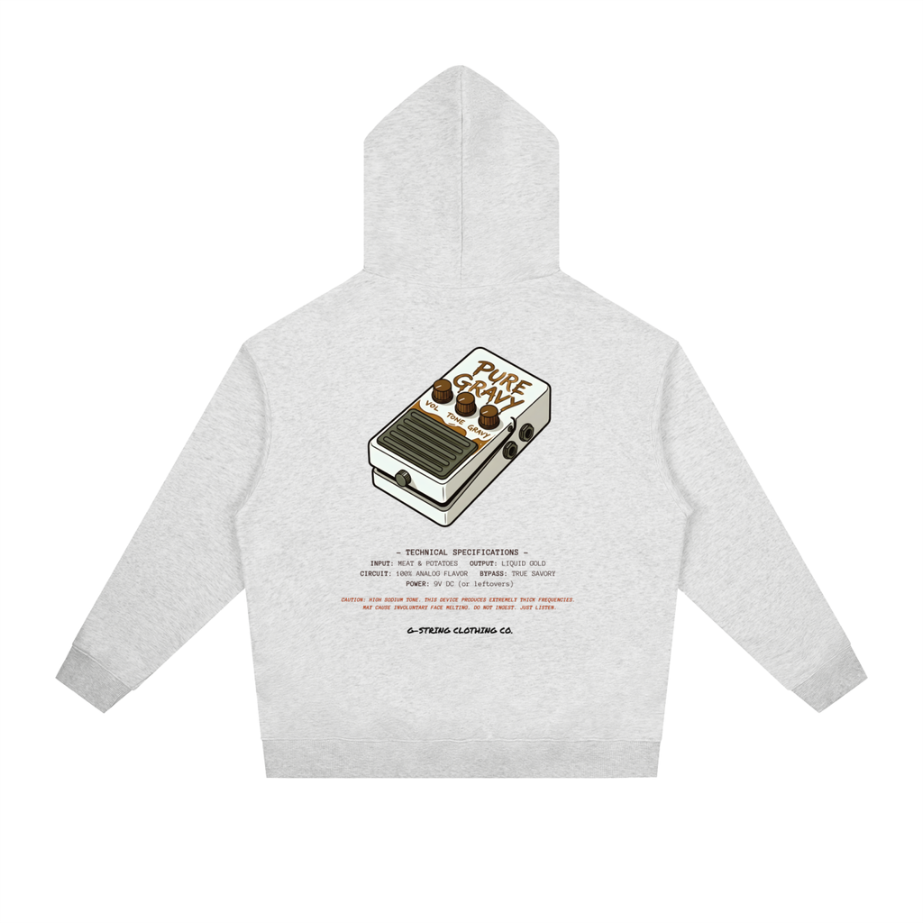 "Pure Gravy" Guitar/Bass Effects Pedal Hoodie (Unisex)