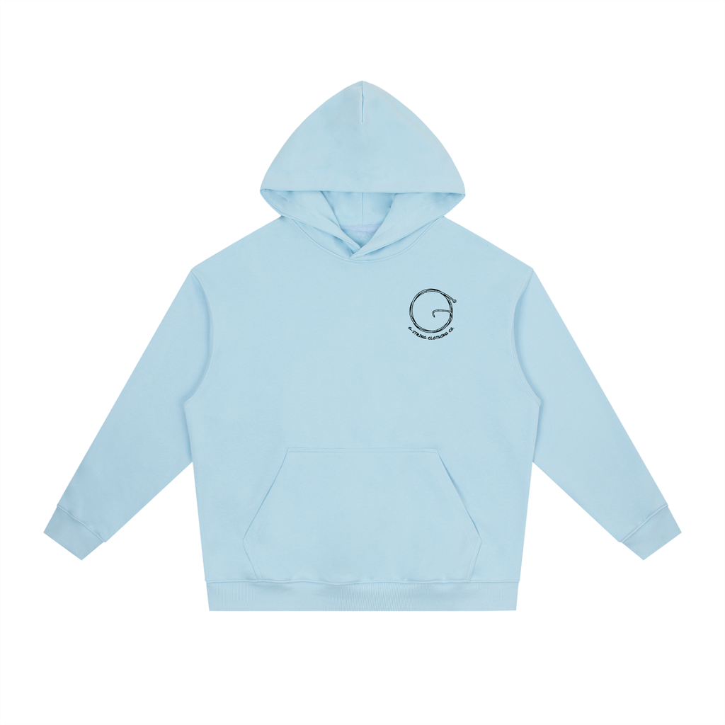 G-String Clothing Signature Heavyweight Drop-Shoulder Front Logo Hoodie (Unisex)