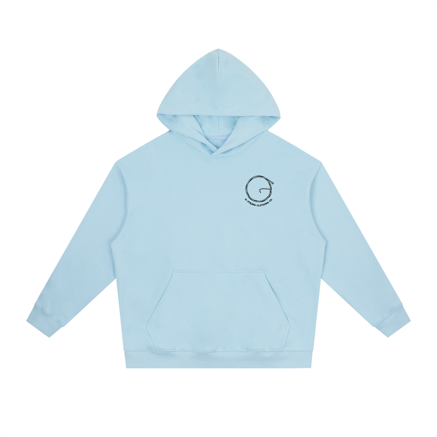 G-String Clothing Signature Heavyweight Drop-Shoulder Logo Hoodie (Unisex)