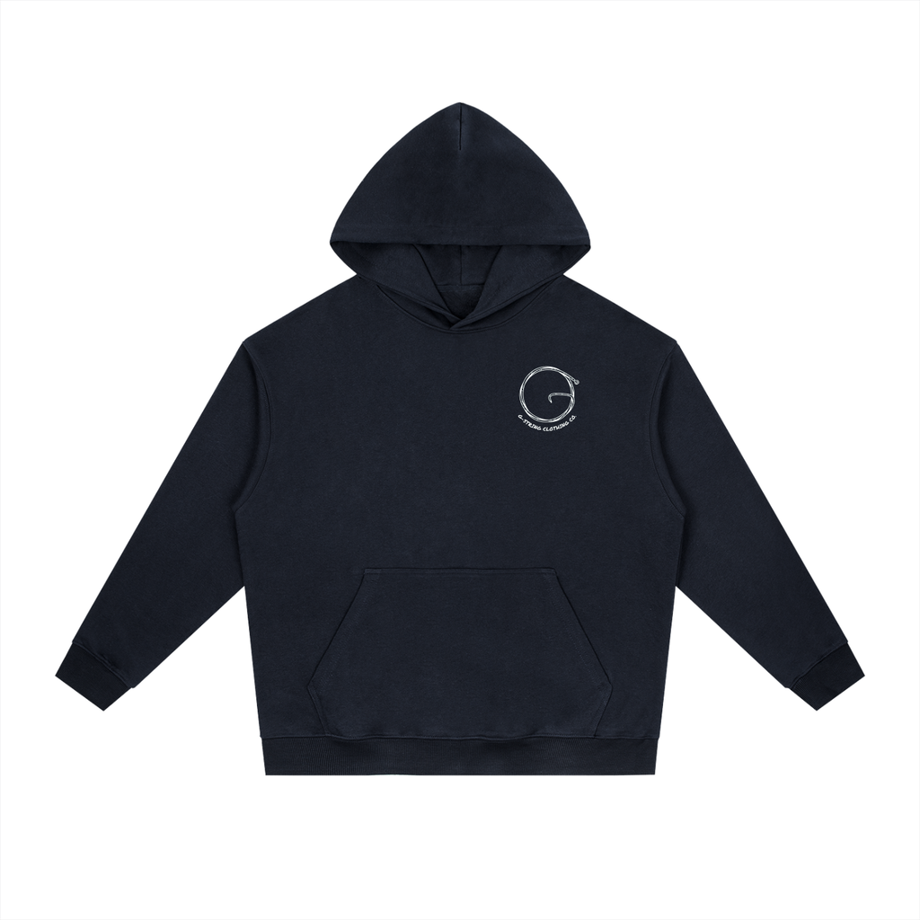 G-String Clothing Signature Heavyweight Drop-Shoulder Front Logo Hoodie (Unisex)