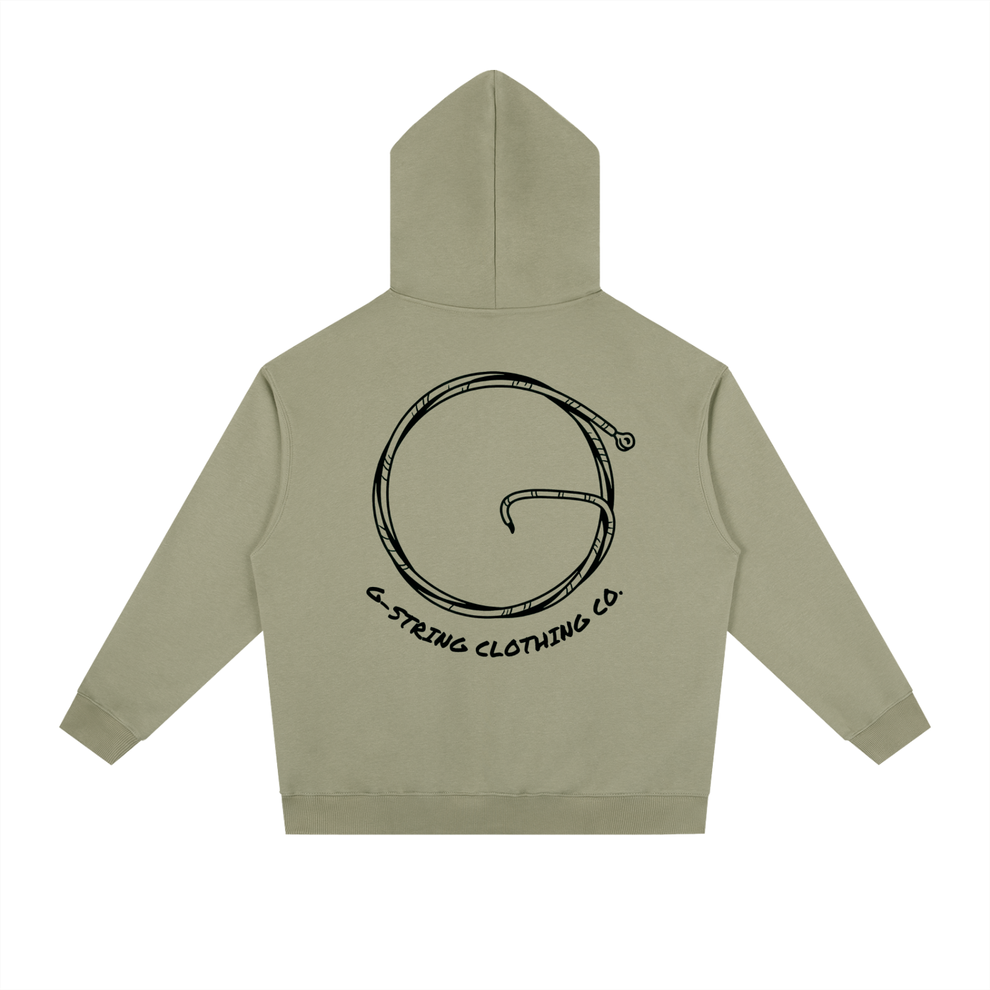 G-String Clothing Signature Heavyweight Drop-Shoulder Logo Hoodie (Unisex)