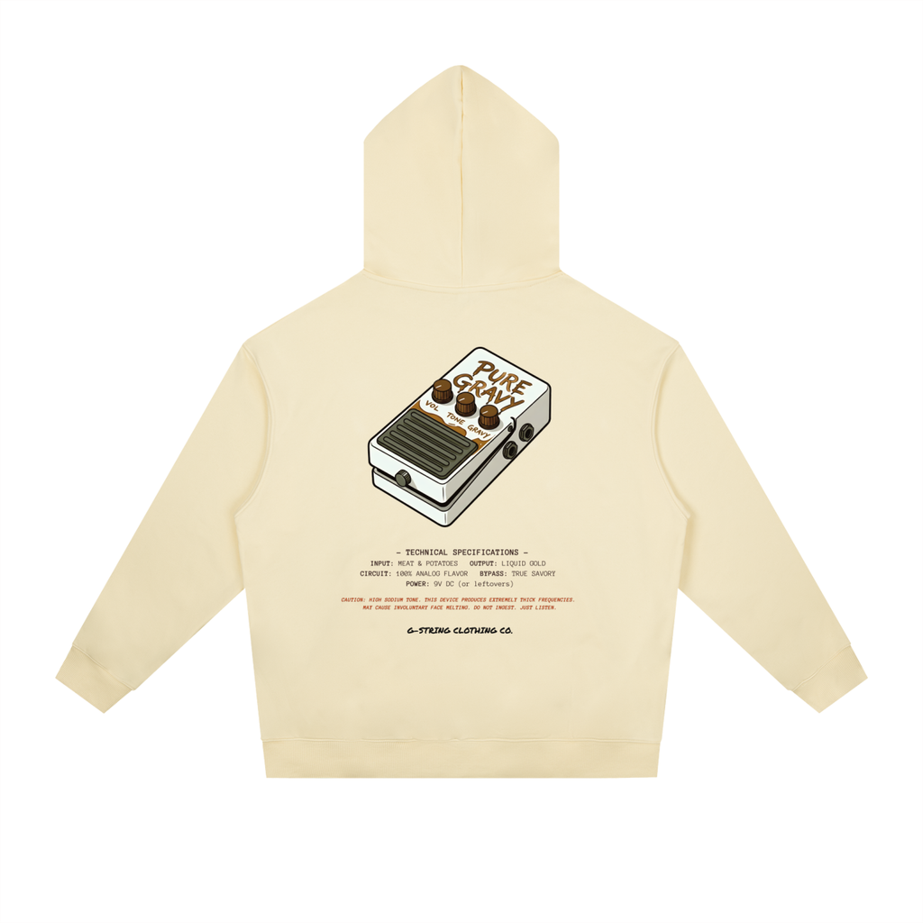 "Pure Gravy" Guitar/Bass Effects Pedal Hoodie (Unisex)
